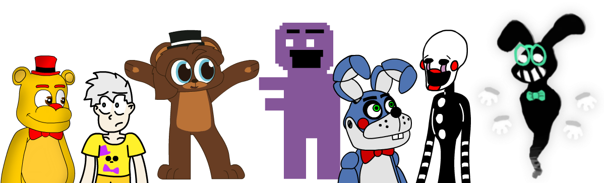 Fnaf Reddit Artists (1200x400), Png Download