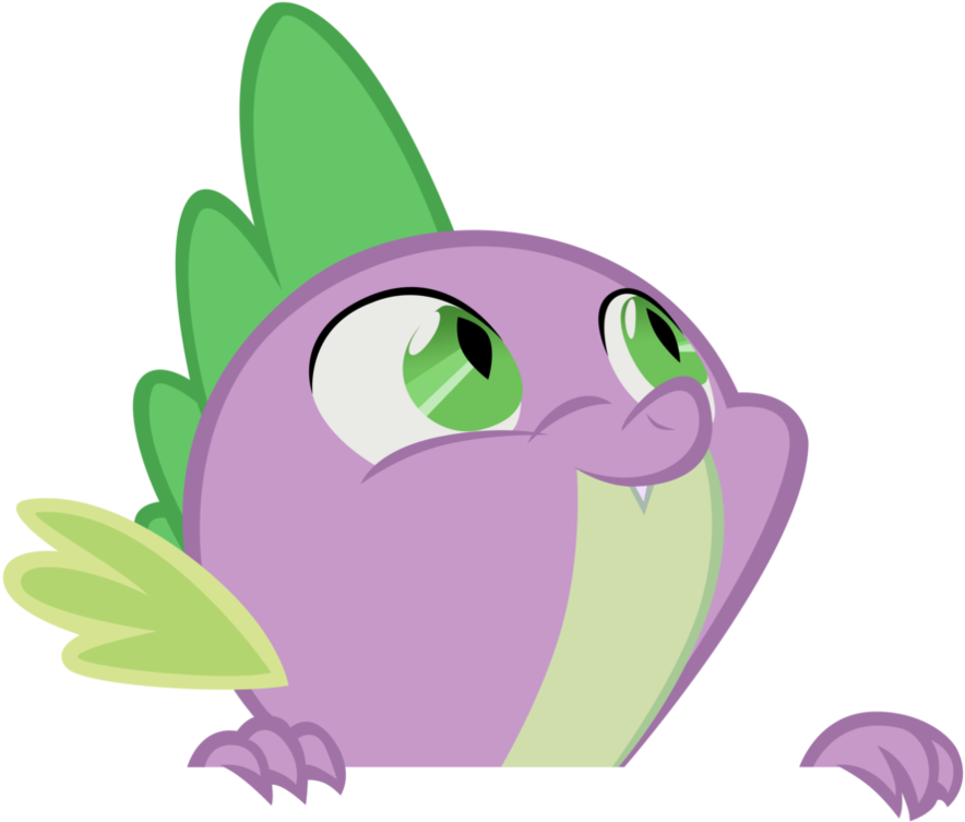 Spike Creeping Vector By Grendopony-d4ijhqp (894x894), Png Download
