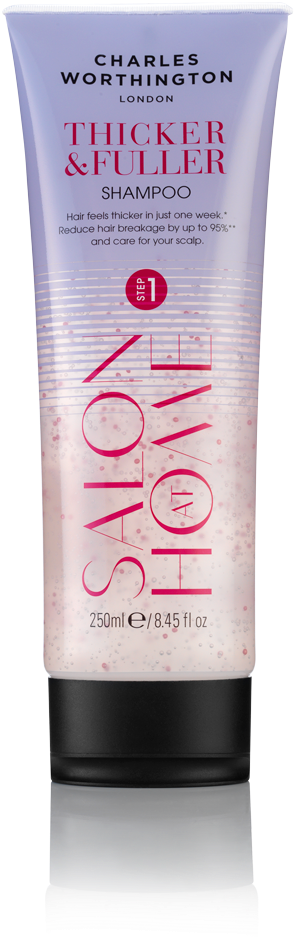 Thicker & Fuller Shampoo (482x974), Png Download