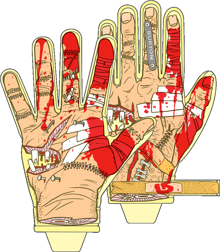 Burton Gloves 03 (777x900), Png Download