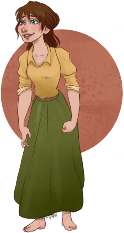 Mulan, In The Outfit She Wore At The End Of The Film, (534x810), Png Download