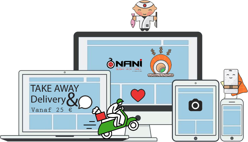 Take Away & Delivery (870x497), Png Download