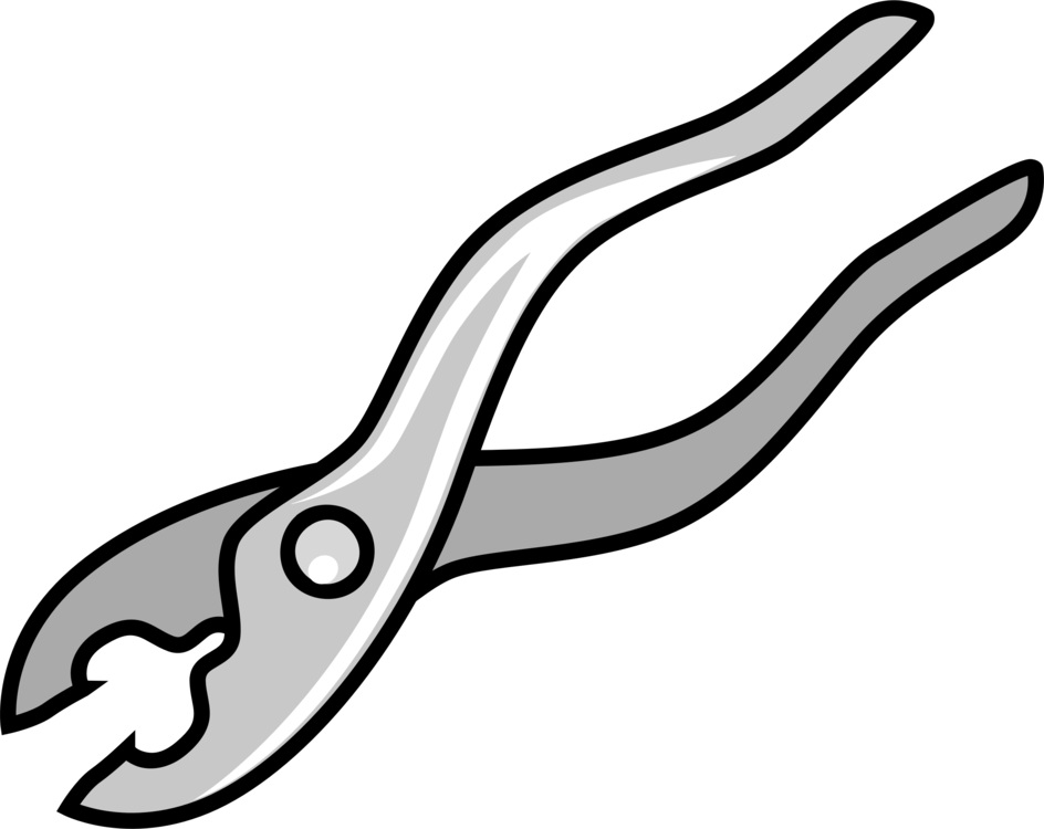 Needle Nose Pliers Tool Slip Joint Pliers Tongue And (944x750), Png Download