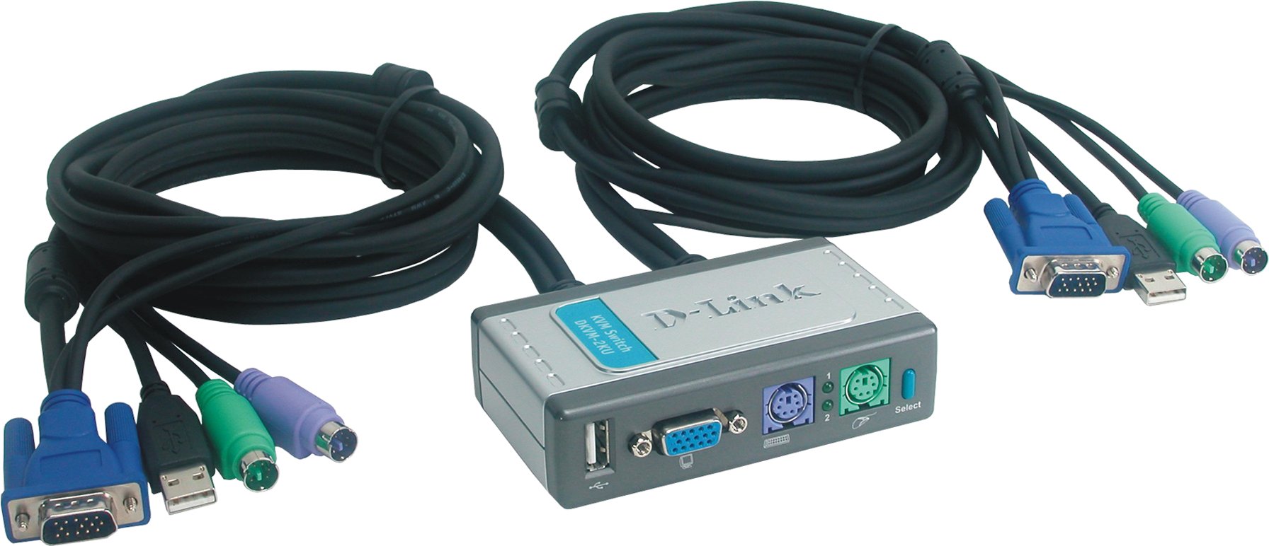 Switch De 2 Puertos Para Teclado, Video Y Ratón Puerto (2400x1400), Png Download