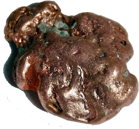 Copper Nugget 2 (583x559), Png Download