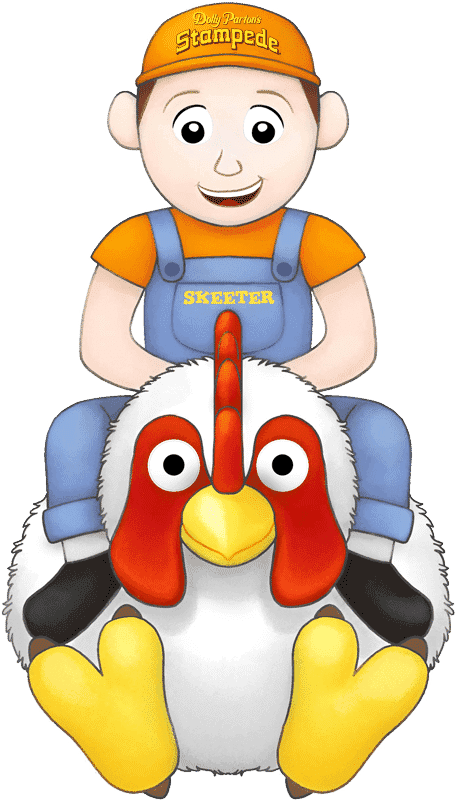 Skeeter And Nugget At Dolly Parton's Stampede (456x801), Png Download