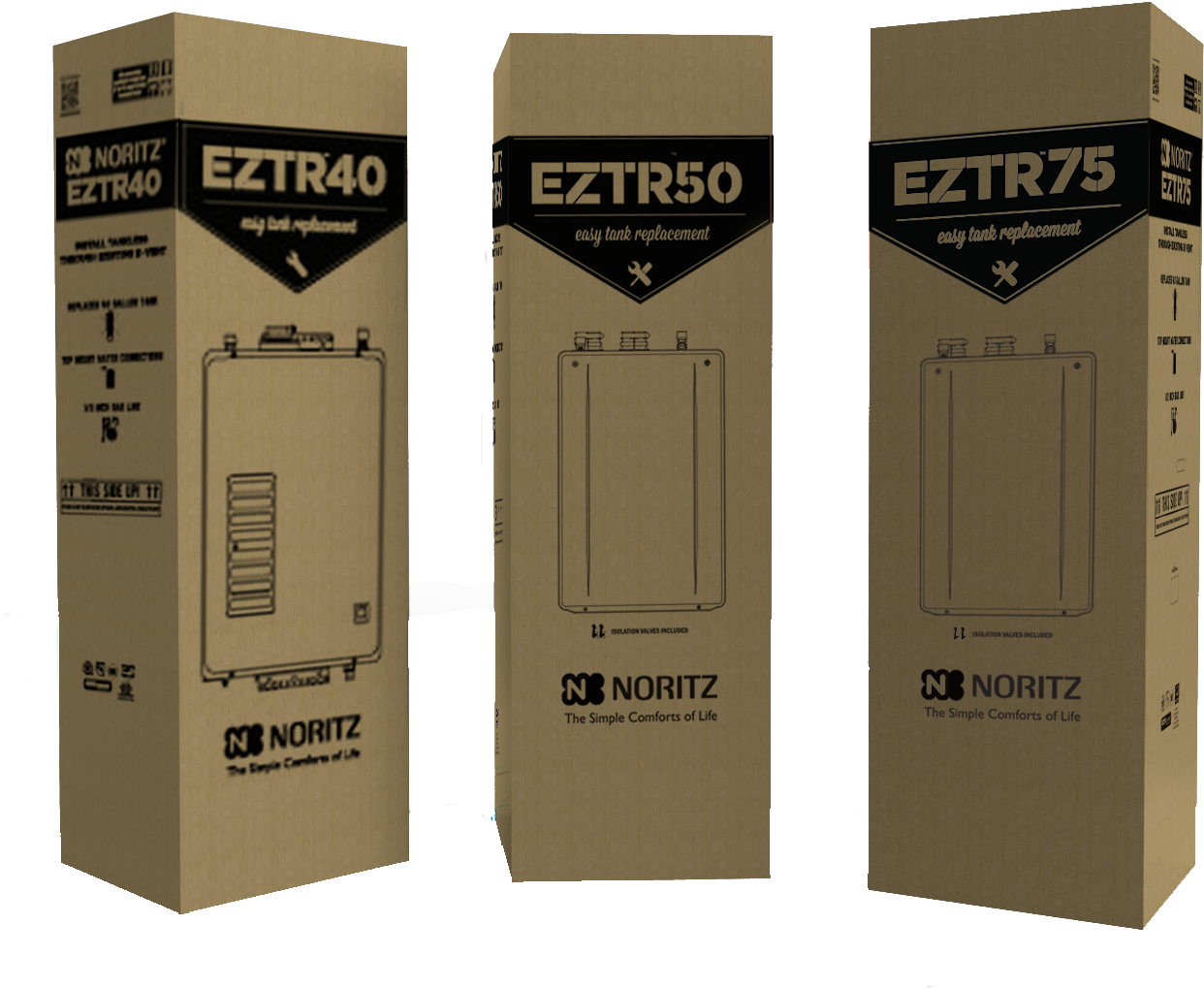 Front View Eztr Boxes File (1920x1452), Png Download