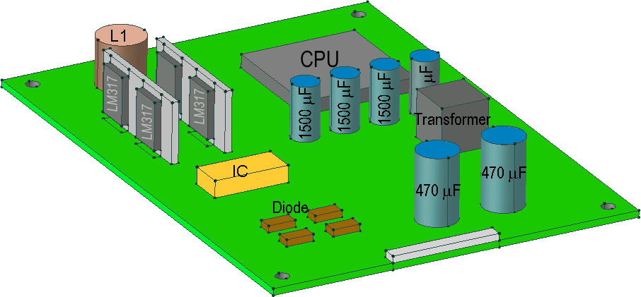 Pcb Scheme (906x421), Png Download