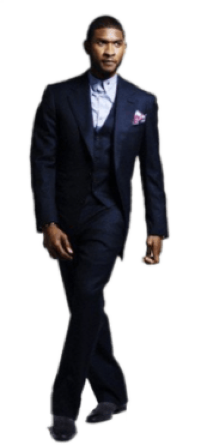 Usher Walking (400x883), Png Download