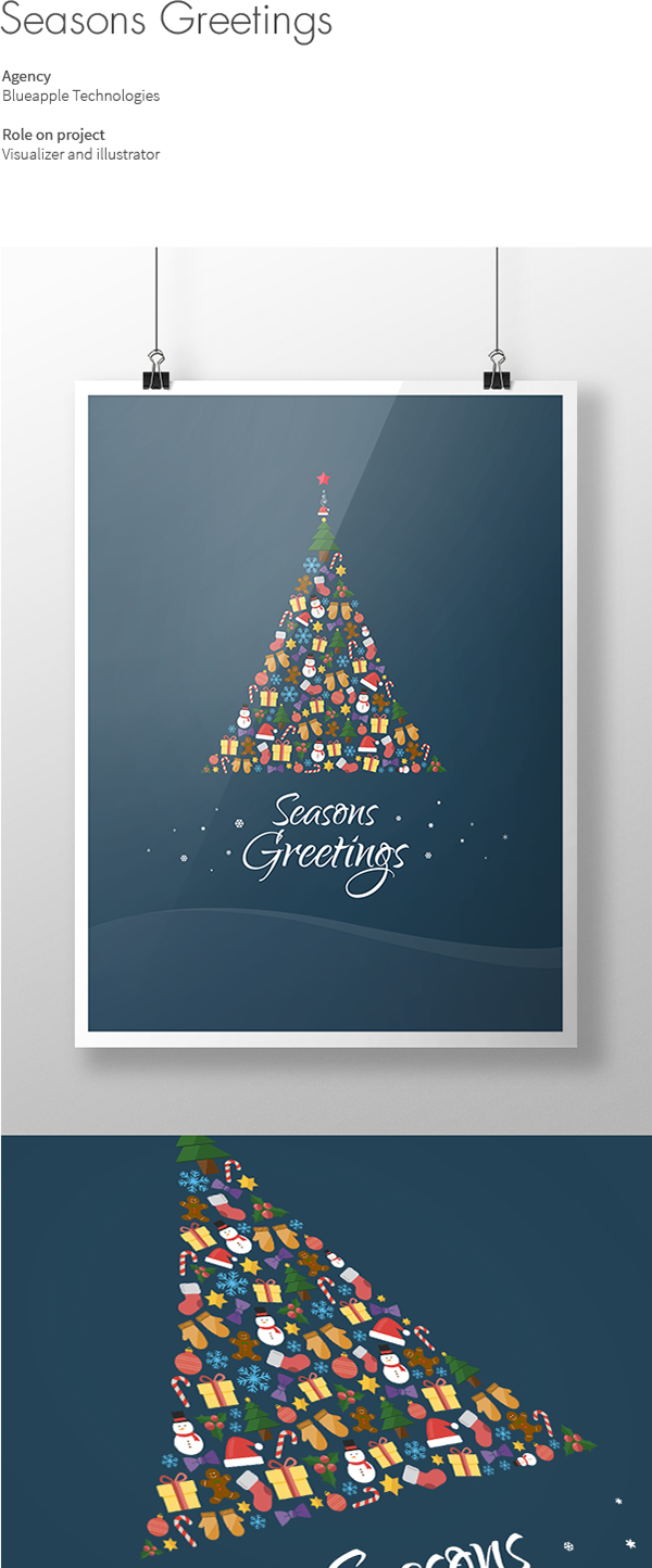Seasons Greetings Png (600x1444), Png Download