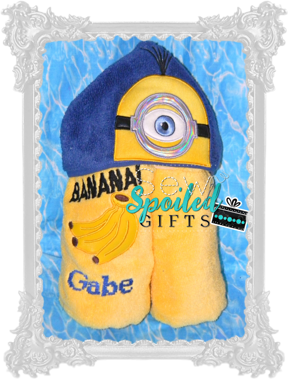 One Eyed Underling Hooded Towel (1089x1317), Png Download