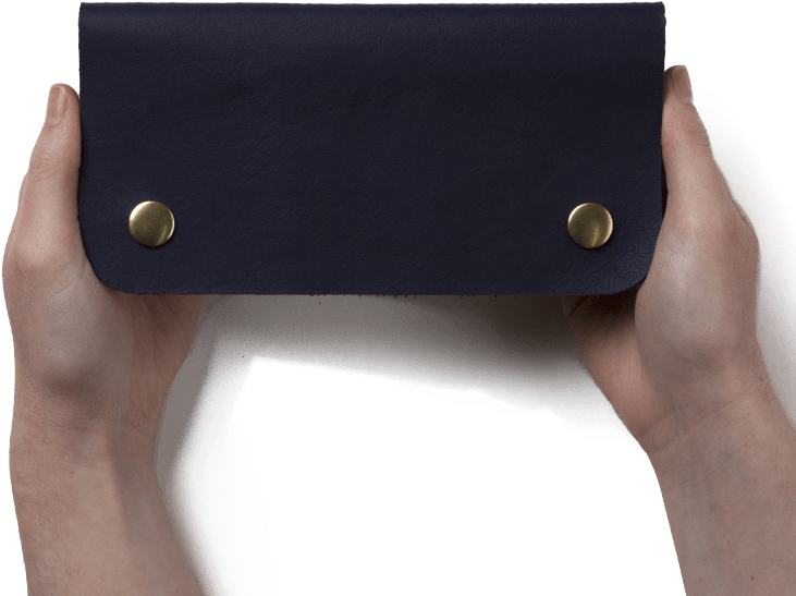 Nappa Leather Accordion Wallet Gift Set (800x800), Png Download