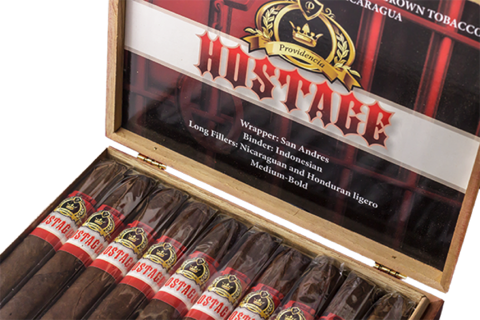 The Hostage Comes Packaged In 10 Count Cedar Boxes (975x650), Png Download