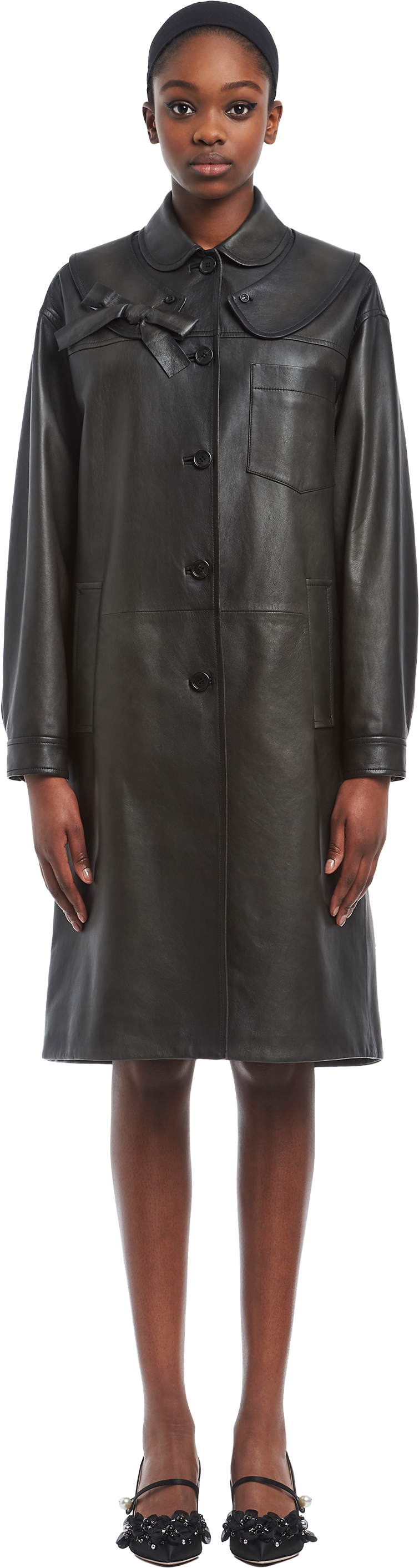 Nappa Leather Coat (2400x2935), Png Download