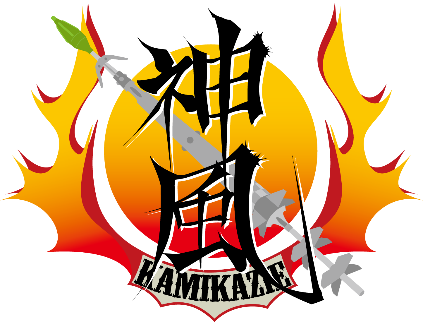 No - 5588 Kamikazieステッカー (1446x1100), Png Download