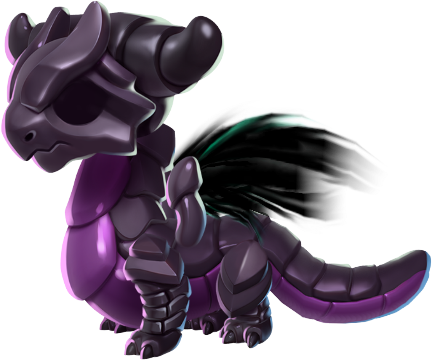 Darkfire Dragon Baby (1475x1231), Png Download
