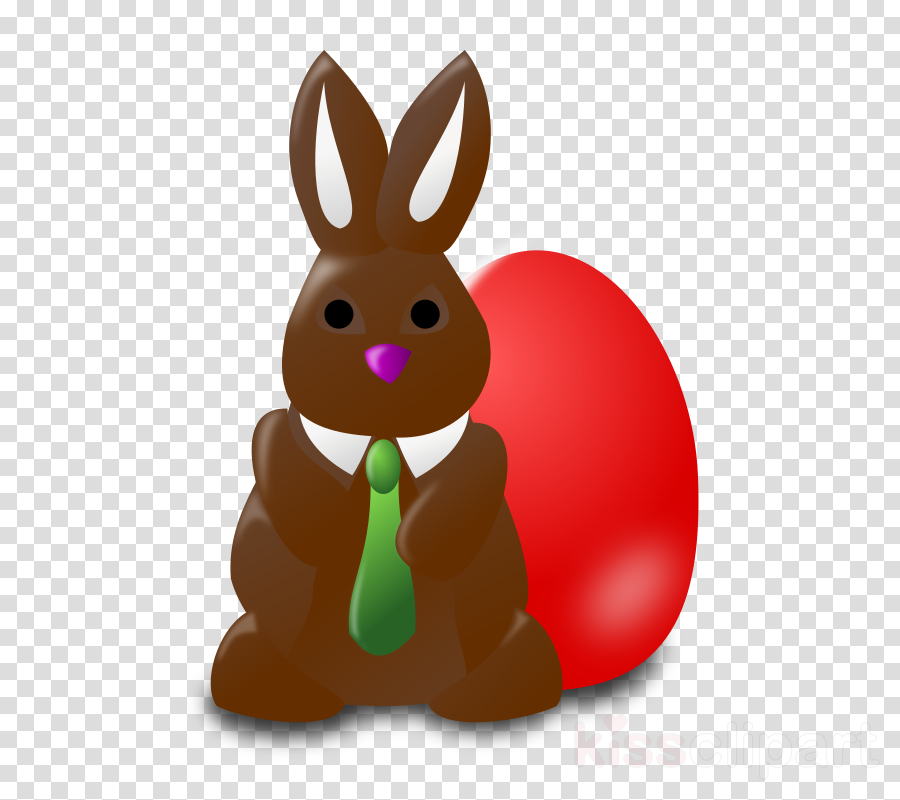 Happy Easter To My Son Clipart Easter Bunny Chocolate (900x800), Png Download