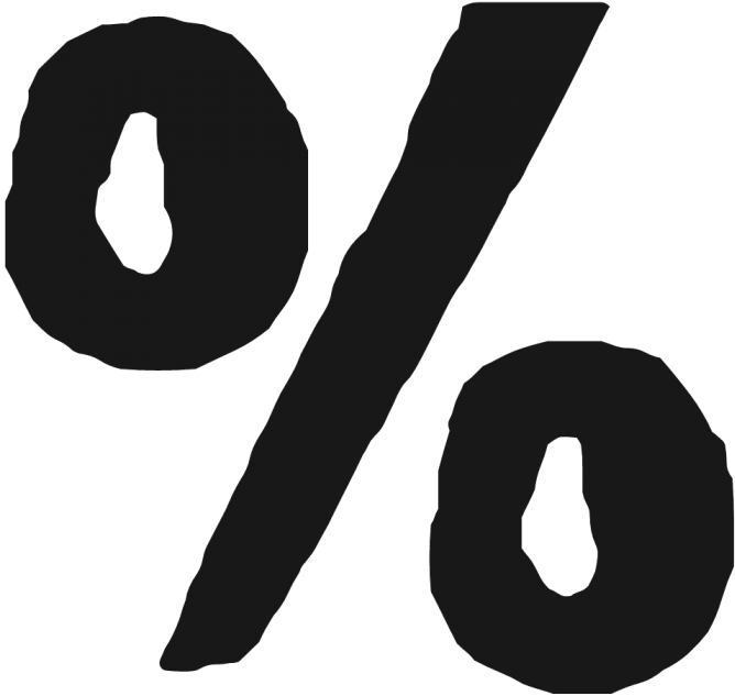 Percent Png Background Image (700x700), Png Download