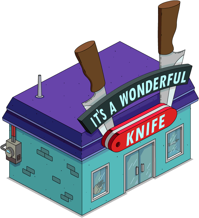Tapped Out Its A Wonderful Knife (666x730), Png Download