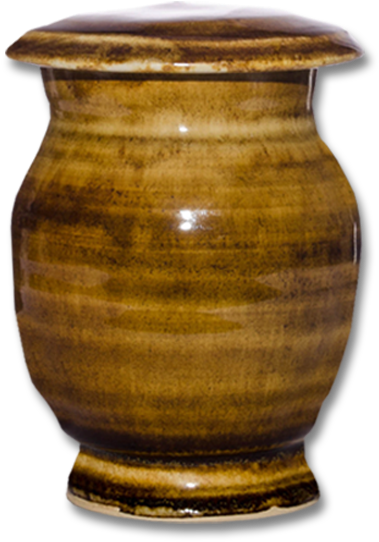 Brown Ceramic Urn (827x827), Png Download