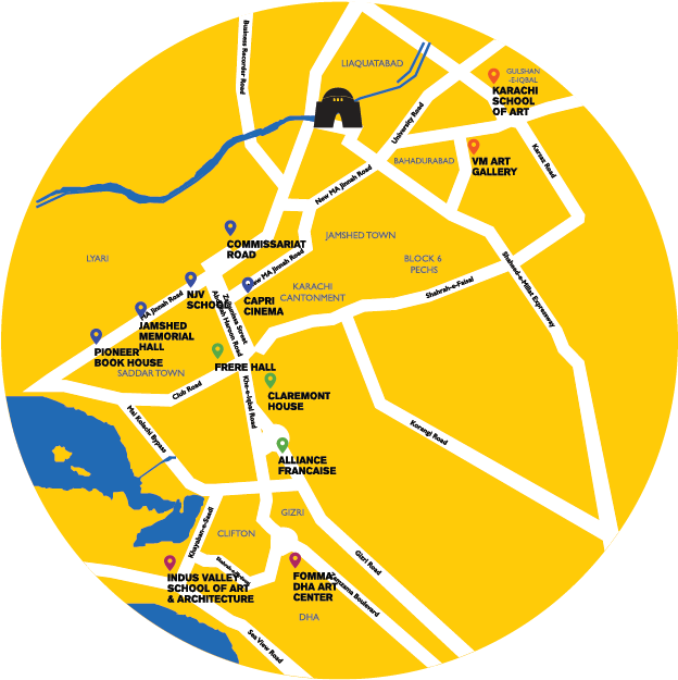 The Biennale In Karachi, Kb17, Is A Visionary Platform (631x635), Png Download