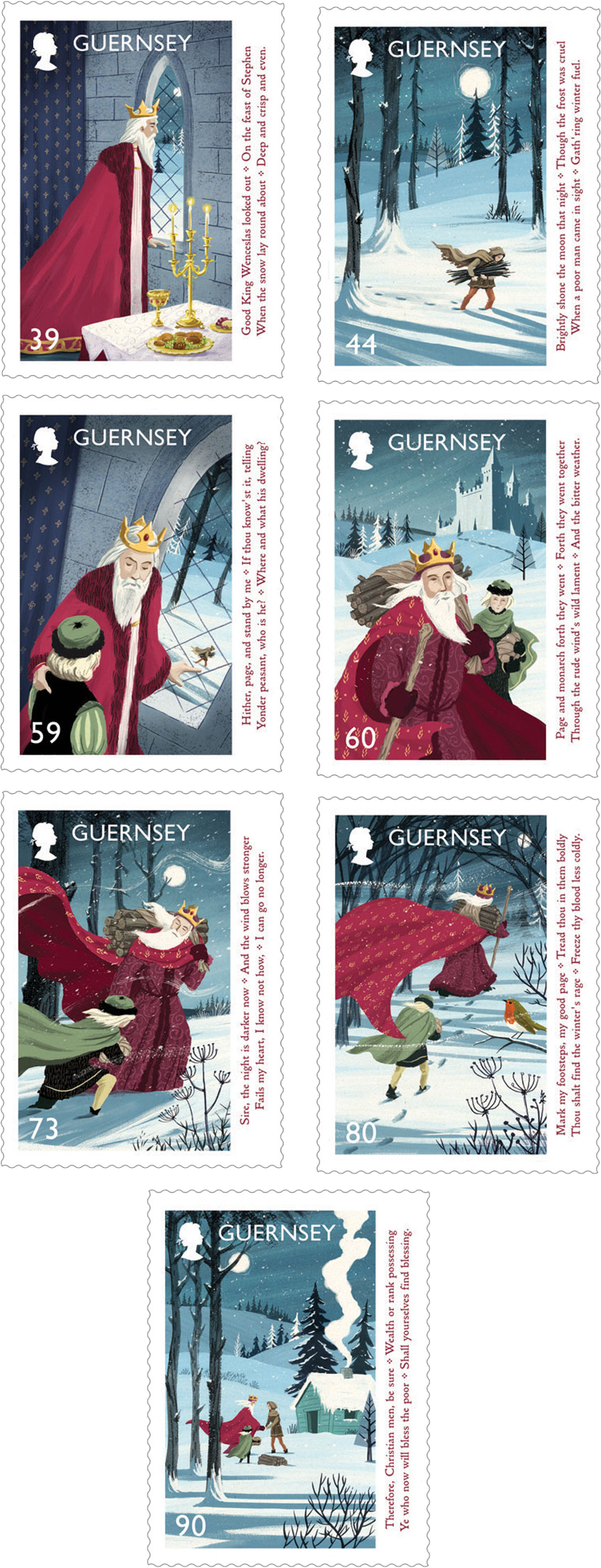 Christmas 2017 Good King Wenceslas (852x2222), Png Download