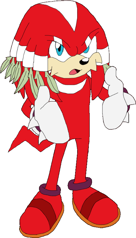 Locke The Echidna (472x830), Png Download
