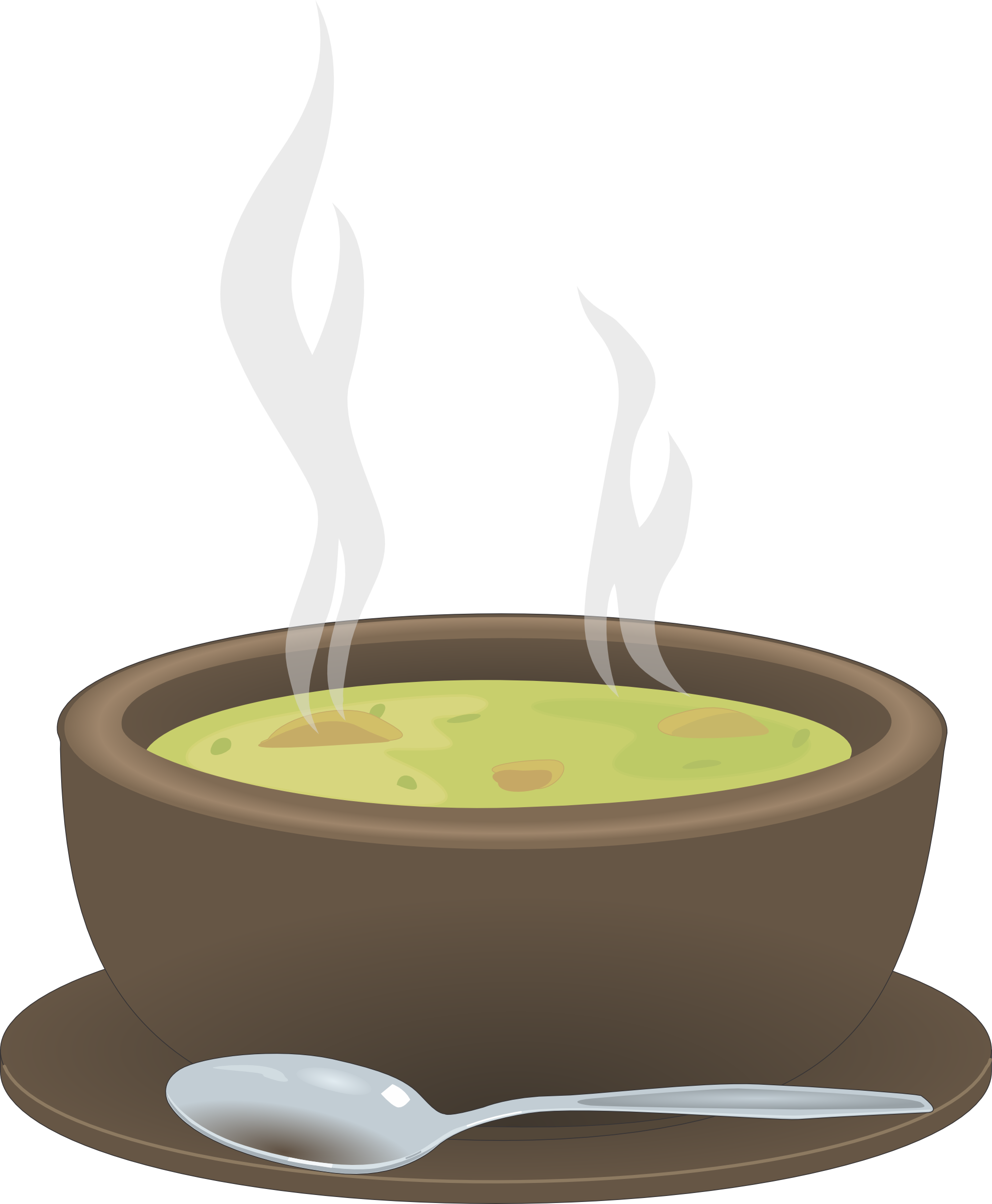 Smoking Hot Clip Art Clipart Panda Free - Steaming Bowl Of Soup (555x674), Png Download