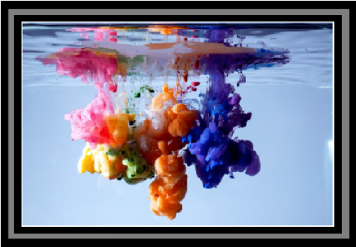 Liquid Dye Cosmetic & Soap - Pink Colour Mix Water (500x500), Png Download