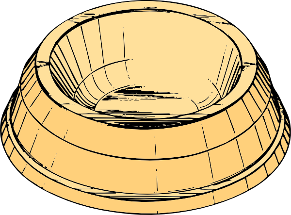 Small - Dish Clip Art (600x443), Png Download