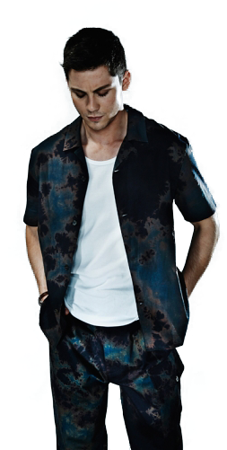 Logan Lerman (392x500), Png Download