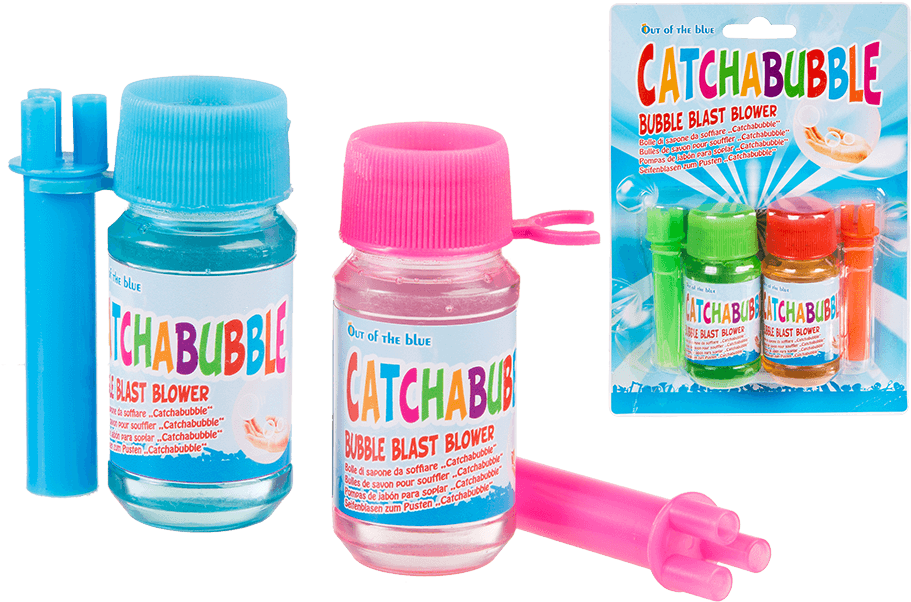 Seifenblasen Catchabubble 71ml Zum Pusten 2er Set Sort. (945x709), Png Download
