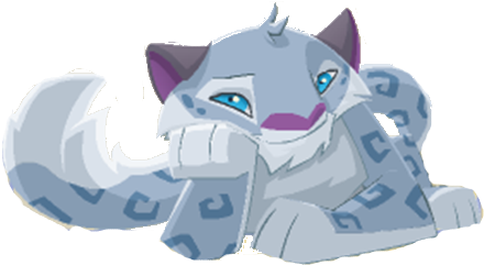 Drawn Snow Leopard Animal Jam - Snow Leopard (464x277), Png Download