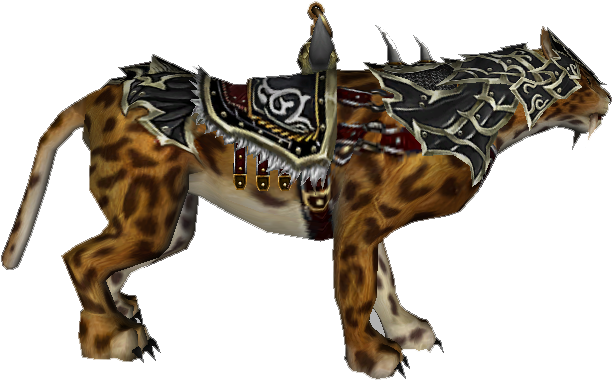 Leopard - Black Panther Horse (742x552), Png Download