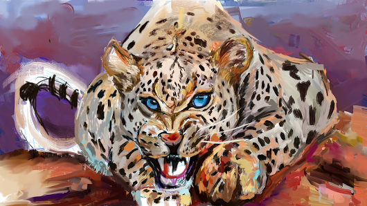 Photo - African Leopard (530x298), Png Download