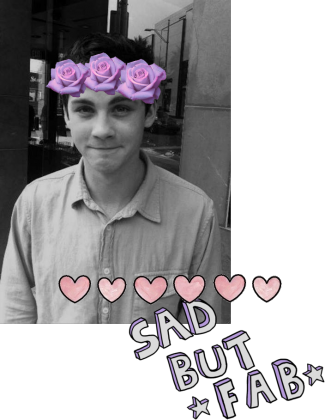 Logan Lerman Pale King - Logan Lerman Cute (325x420), Png Download