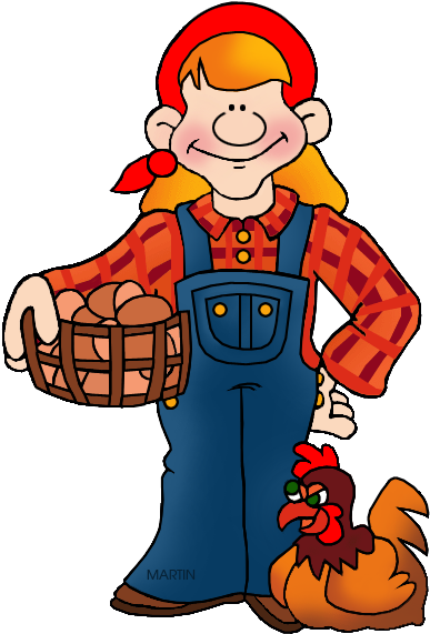 Png Royalty Free Collection Of Wife High Quality Free - Clip Art Woman Farming (404x603), Png Download