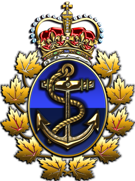 Royal Canadian Navy Badge - Canadian Military Bages Png (450x602), Png Download