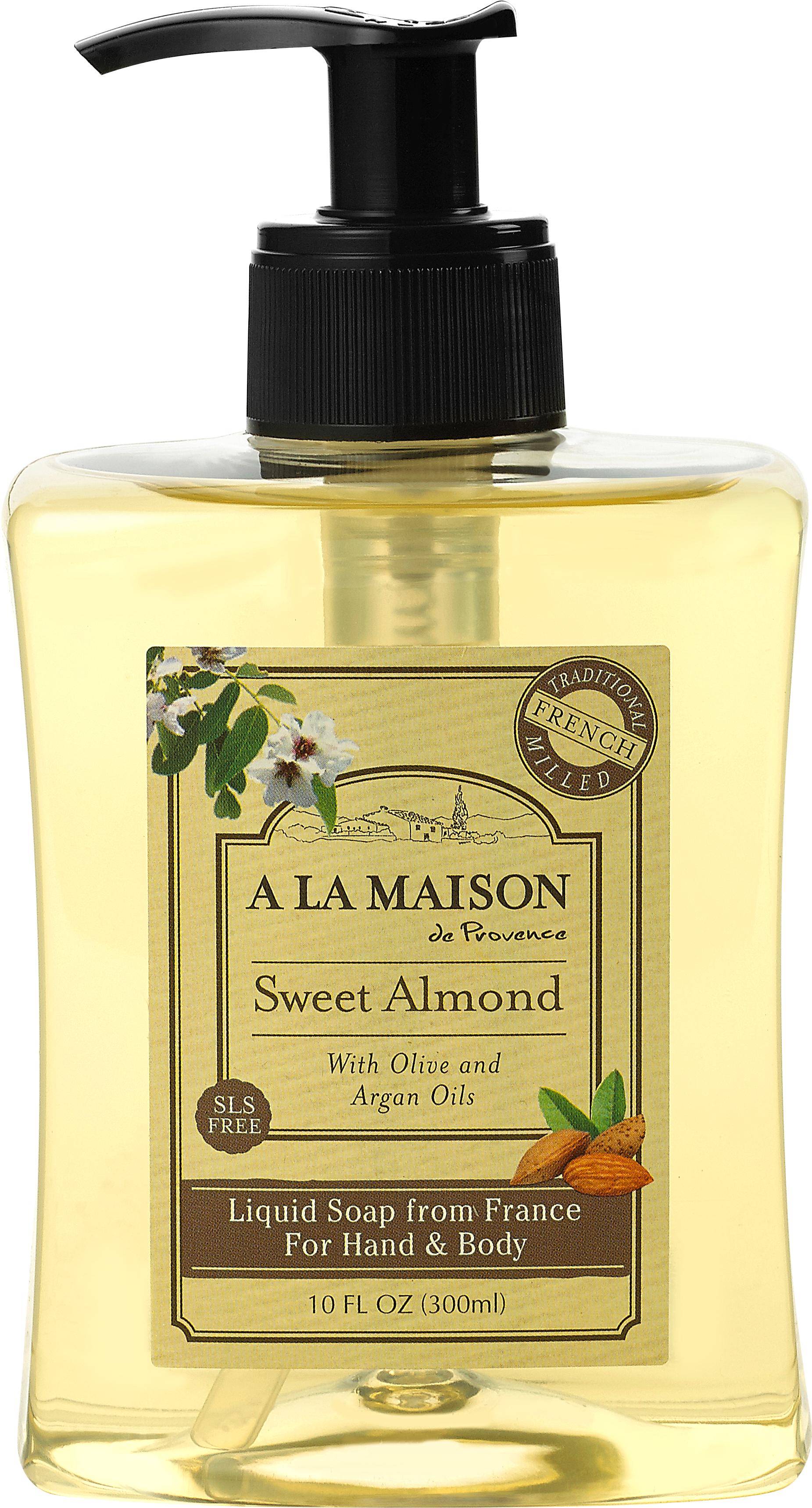 Sweet Almond 10 Oz-227172 - La Maison De Provence, Liquid Soap (300 Ml) (1953x3486), Png Download