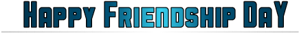 Friendship Png - Happy Friendship Day Png Text (600x338), Png Download