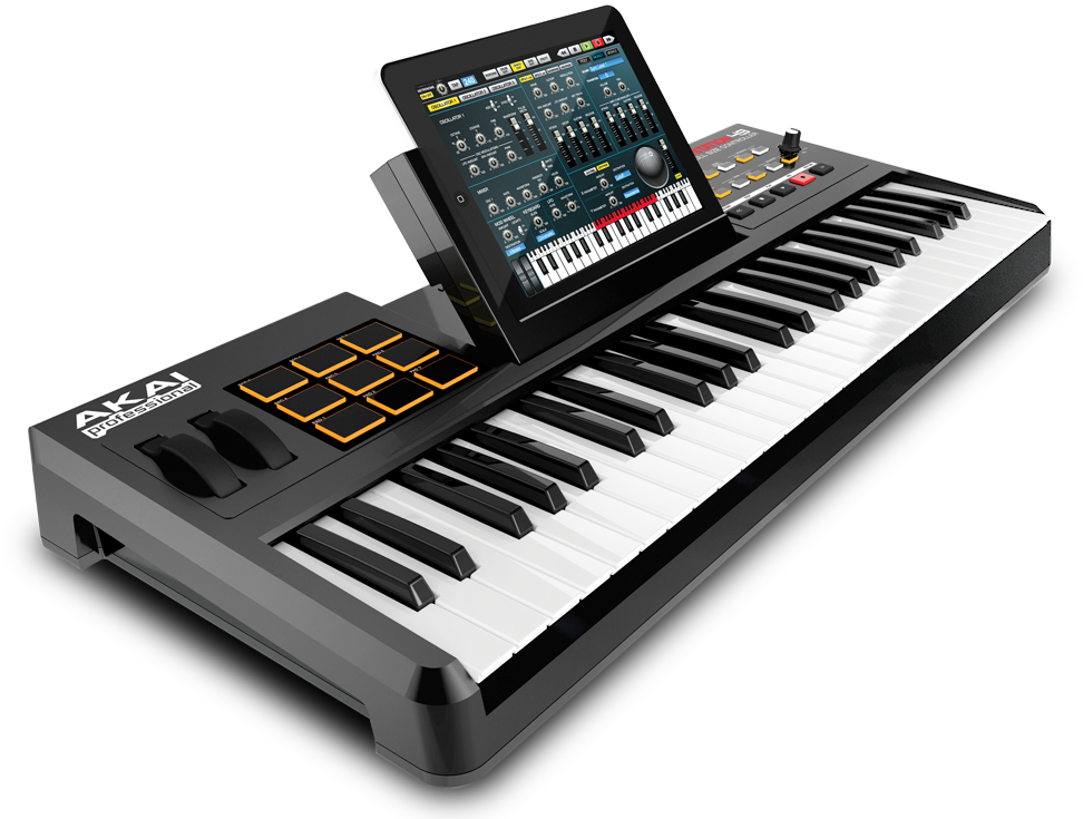 Akai 49 Note Keyboard Controller For Ipad - Akai Synthstation 49 (1200x750), Png Download