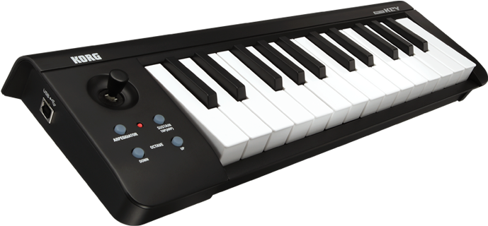 Larger / More Photos - Korg Microkey 25 Key Usb Midi Keyboard (1000x400), Png Download