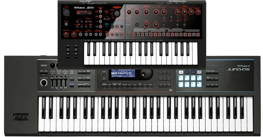 61-note Sequencer Keyboard With Huge Sound Library, - Roland Jd-xi Analog/digital 37-key Synth (996x521), Png Download