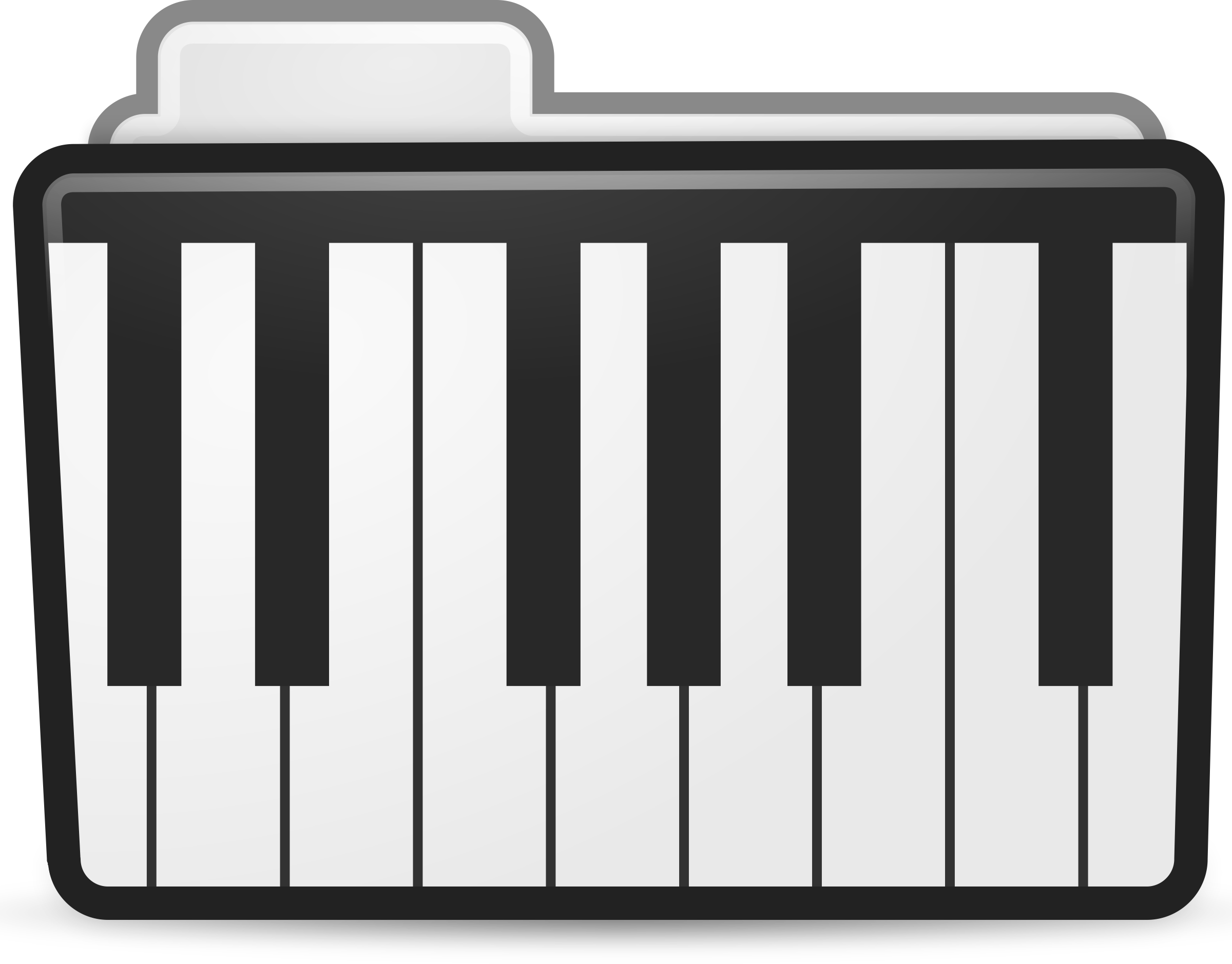 Computer Icons Piano Musical Keyboard - Folder De Piano (958x750), Png Download