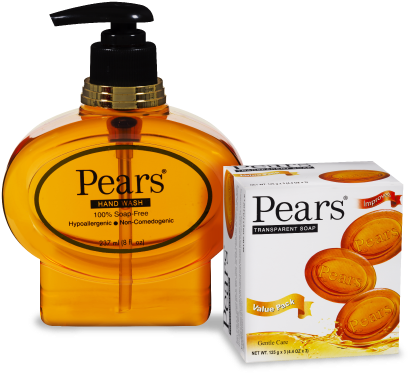 Pure & Gentle - Pears Products (500x400), Png Download