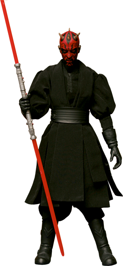 Darth Maul Sixth Scale Figure - Star Wars Darth Maul Png (480x1034), Png Download