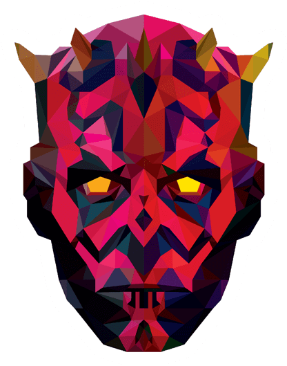 Darth Maul Sticker - Die Cutting (528x528), Png Download