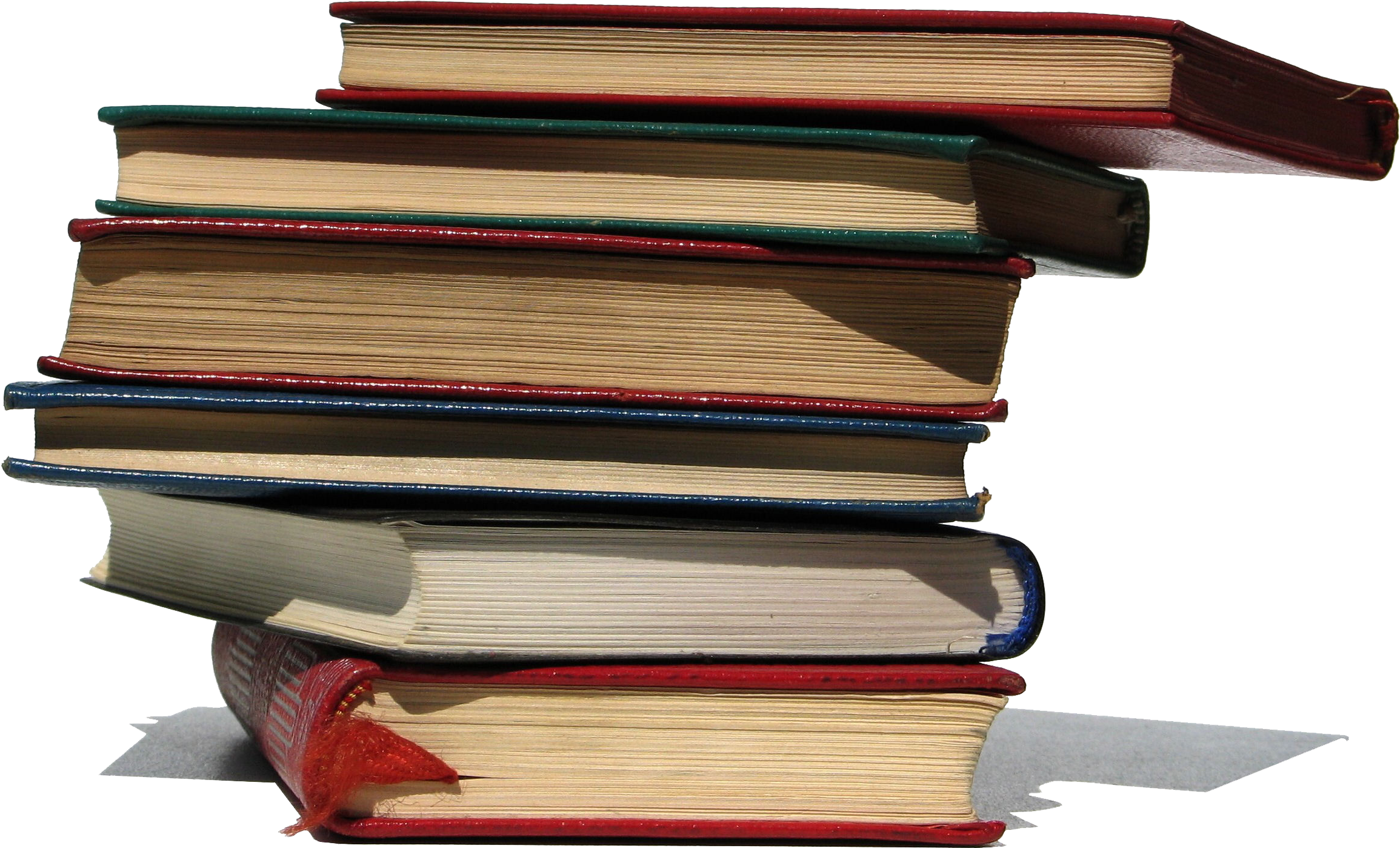 Go To Image - Bunch Of Books Png (2472x1744), Png Download