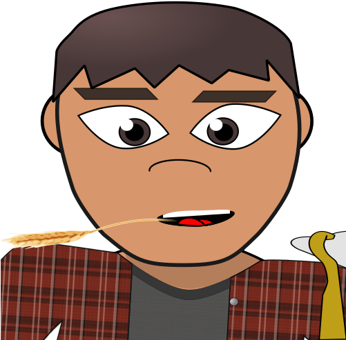 Villager M2 Farmer - Clip Art (500x500), Png Download