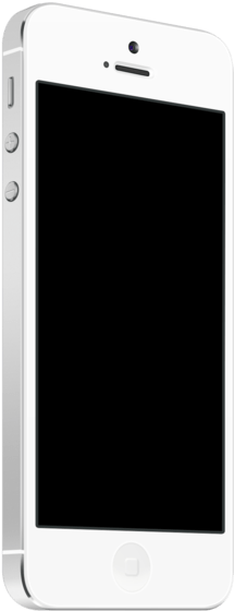 Iphone 5c White Png Download - Earring (740x740), Png Download